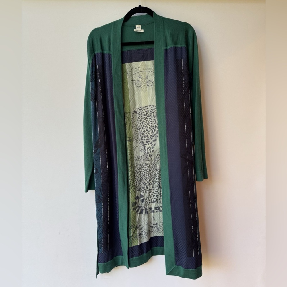 Hermes Long Twillaine Jungle Love Cardigan